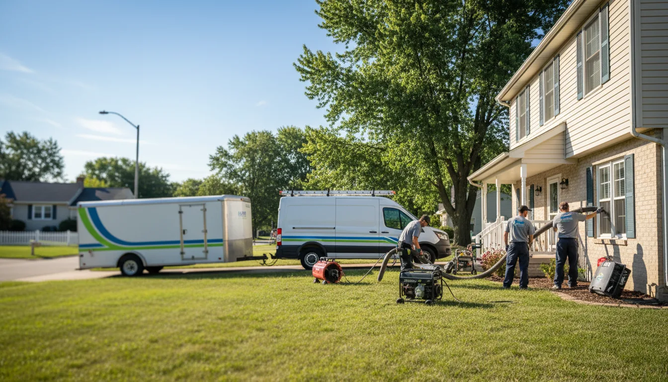 Flooded Basement Restoration And Cleanup With Repair in Grinnell, IA near me